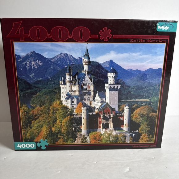 Buffalo Games Other - Neuschwanstein Castle Puzzle 4000 Pieces Buffalo Games Jigsaw New Factory Sealed